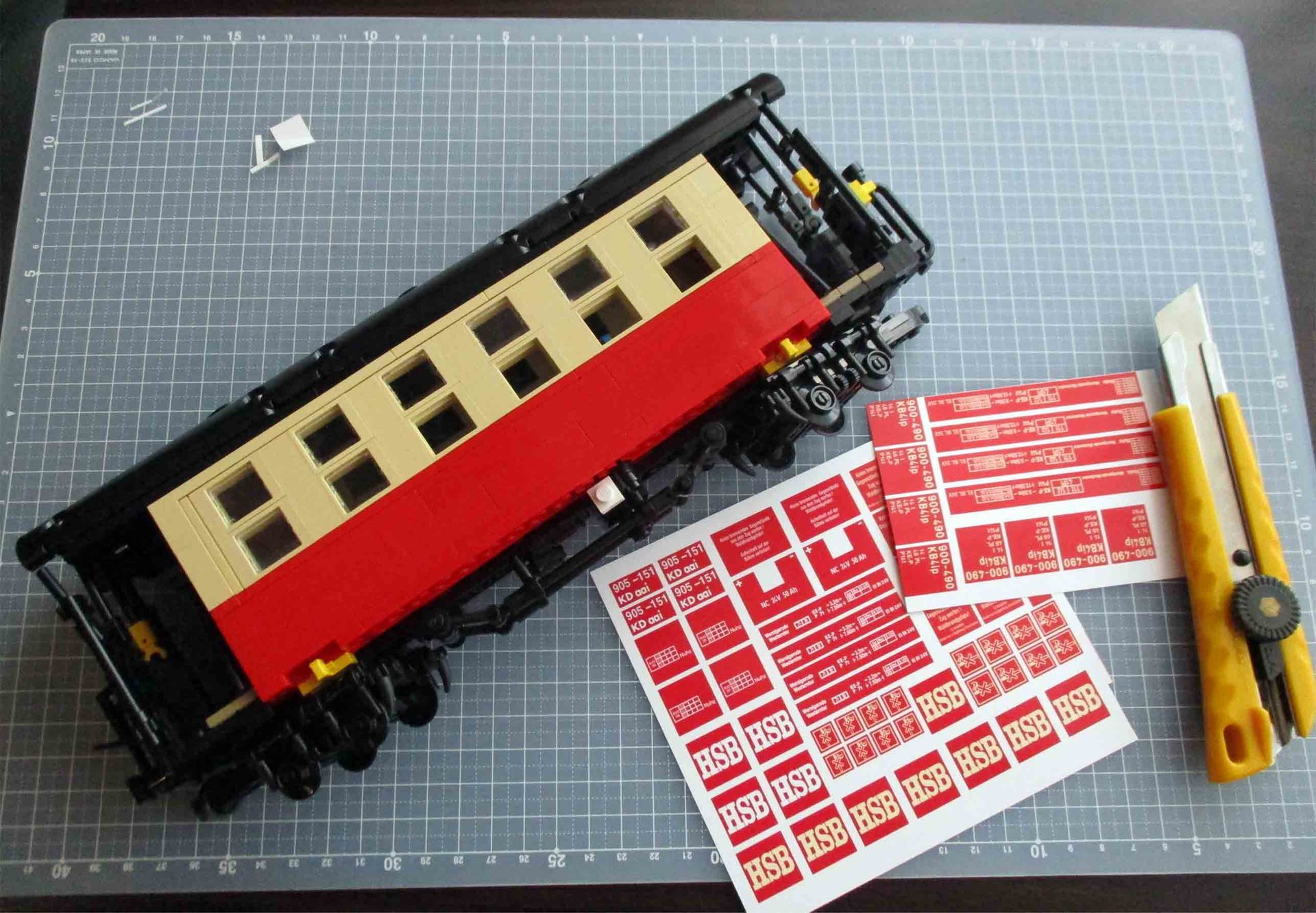 ステッカーを作る ２ ハルツ狭軌鉄道編成 編 Km Bricks Lab